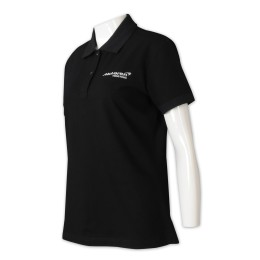 P1323  Build solid color POLO T-shirt design embroidery logo 2 button motor company uniform cotton indiana   Ladies' button P1323  Build solid color POLO T-shirt design embroidery logo 2 button motor company uniform cotton indiana   Ladies' button